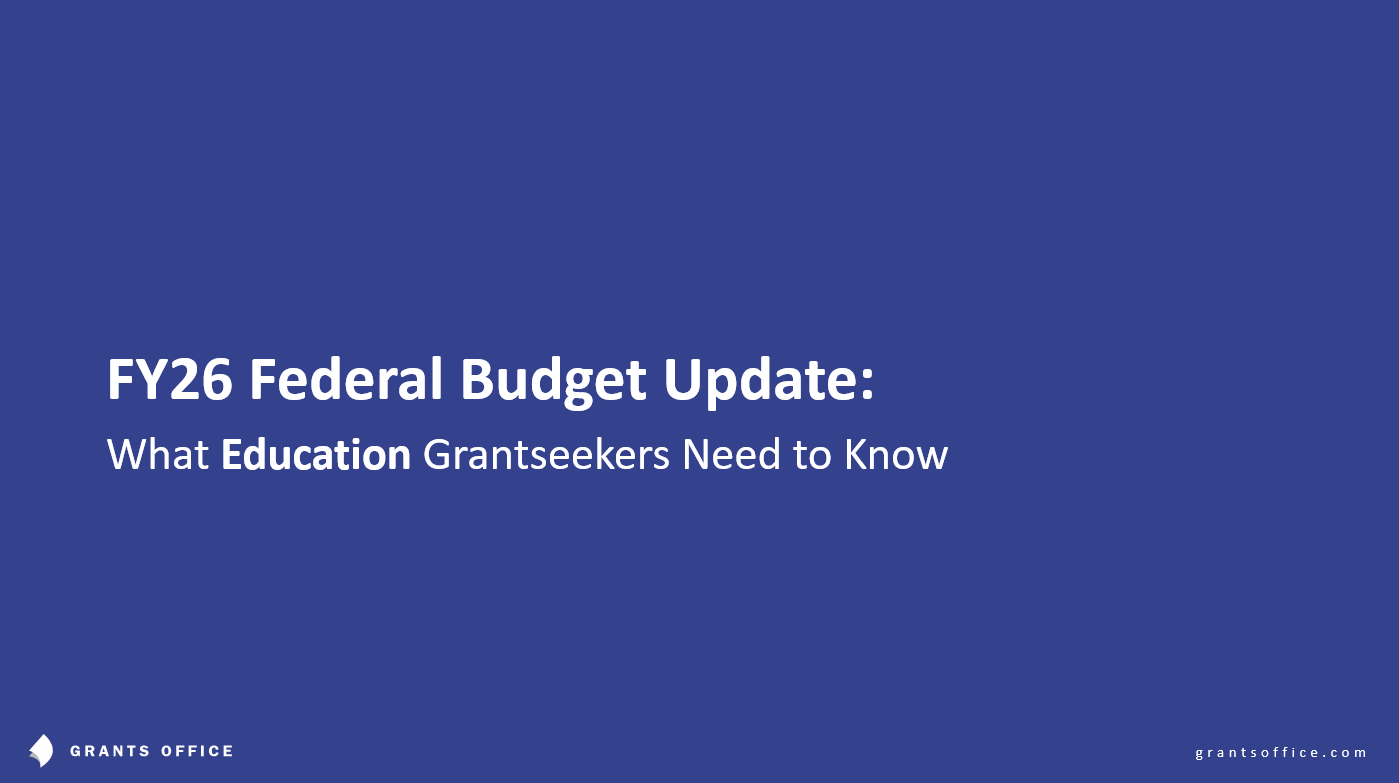 FY2026 Federal Budget Overview for Education